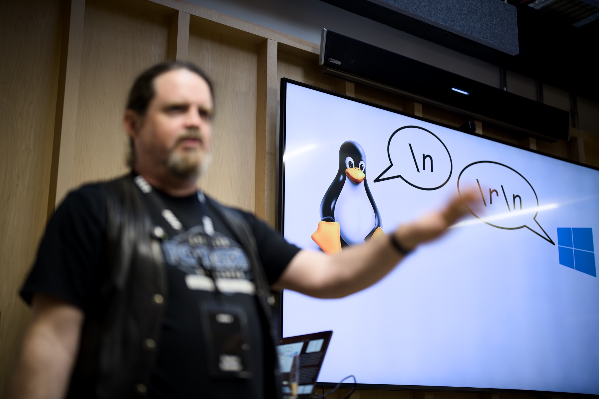 Dylan presenting at the NN1 Dev Club #12