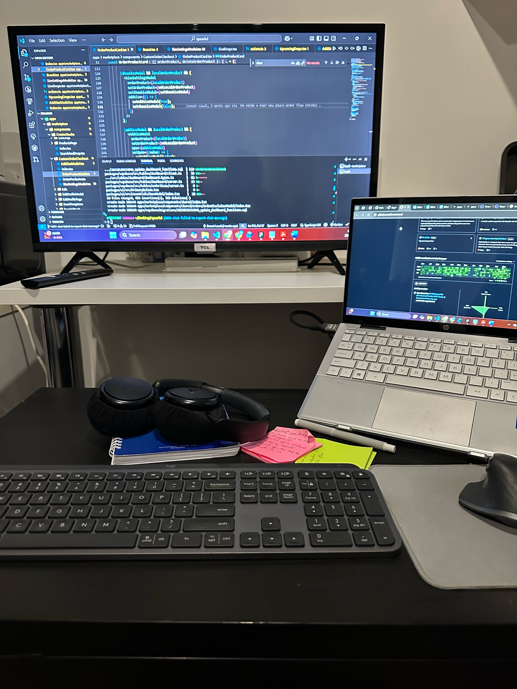 Zeenat’s setup