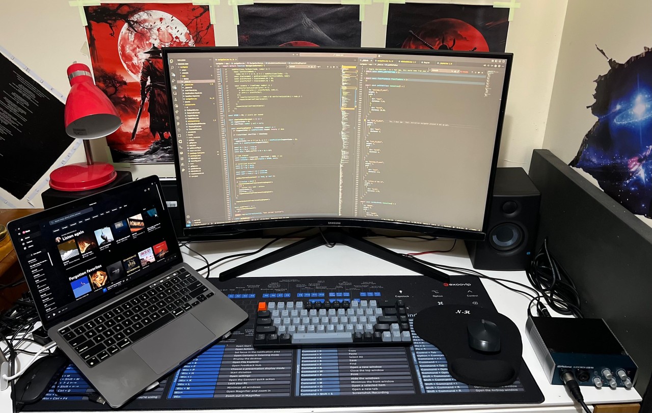 Emmanuella’s setup